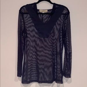 Vintage Havana Netted Long Sleeve Shirt